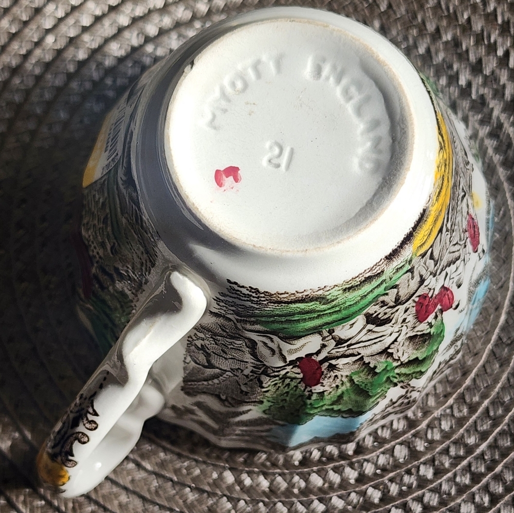 Scenic Multicolor Teacup - Picture 2 of 5